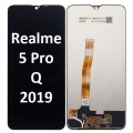 Realme 5 Pro / Q (2019) LCD and touch screen (Original Service Pack)(NF) [Black] R-116